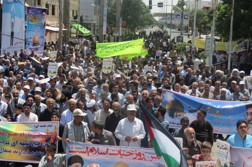 در حال بروز رسانی / راهپیمایی عظیم روز جهانی قدس در شهرستان قروه برگزار شد